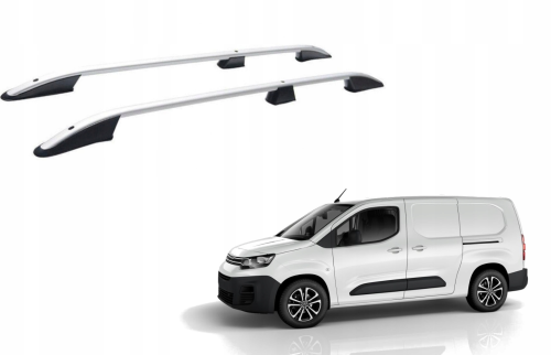 Barres De Toit Menabo Pour Citroën Berlingo III (2018-2024) - Aluminium, Noir, Aérodynamiques