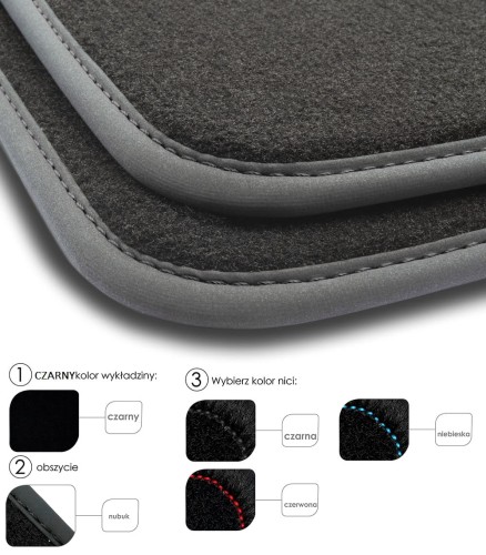 Przejdź do produktu Dywaniki welurowe Premium do SEAT Leon III 2012-2020