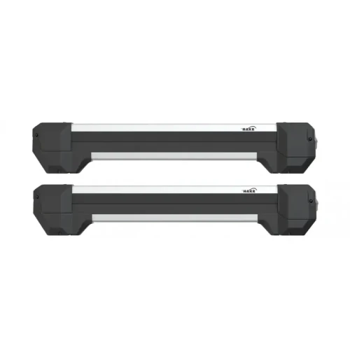 Przejdź do produktu Uchwyt na narty narciarski HAKR -  4 PAR NART SREBRNY