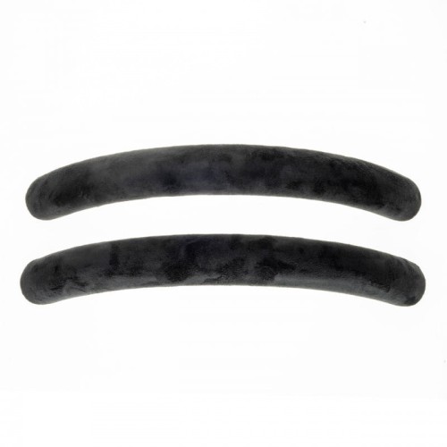 Przejdź do produktu SPORTOWE NAKŁADKI NA KIEROWNICE - CZARNA ALCANTARA