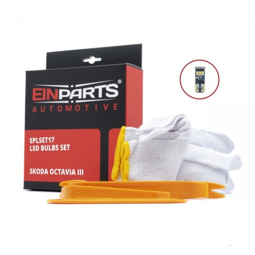 Przejdź do produktu Zestaw żarówek LED do wnętrza auta SKODA OCTAVIA III 2013-2020