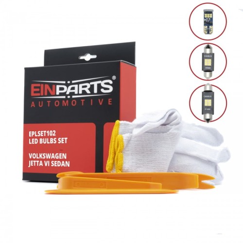 Przejdź do produktu Zestaw żarówek LED do wnętrza auta VOLKSWAGEN JETTA VI SEDAN