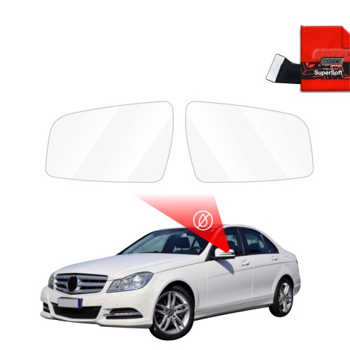 Przejdź do produktu Folia przeciwdeszczowa na lusterka do Mercedes Benz C Klasa W204 Sedan Facelifting (2011-2014)