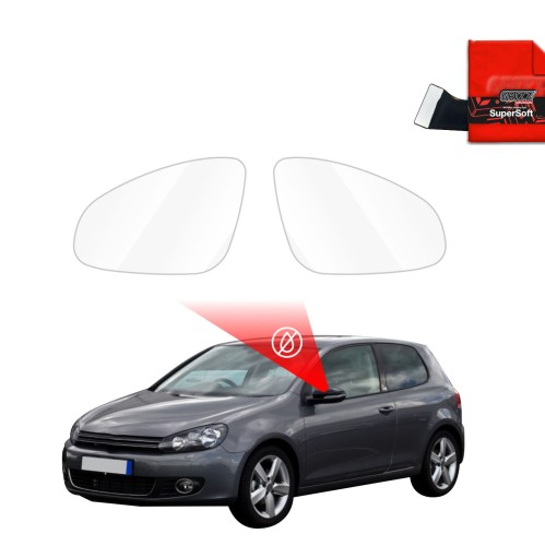 Przejdź do produktu Folia przeciwdeszczowa na lusterka do Volkswagen Golf 6 Hatchback 3D (2008-2012)