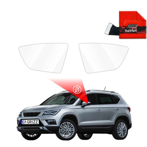Przejdź do produktu Folia przeciwdeszczowa na lusterka do Seat Ateca I (2017-2023)
