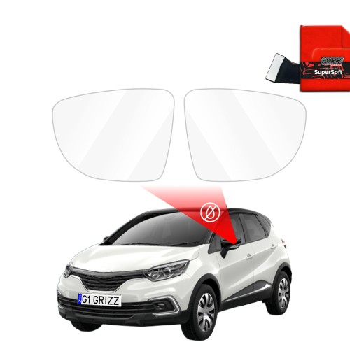 Przejdź do produktu Folia przeciwdeszczowa na lusterka do Renault Captur I (2013-2019)