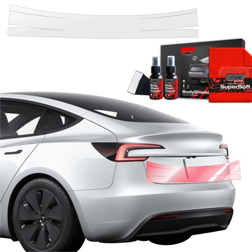 Przejdź do produktu Folia ochronna na próg bagażnika Grizz do Tesla Model S (2023-2025)