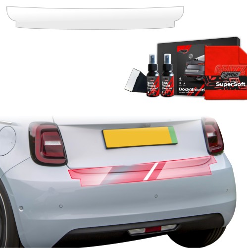 Przejdź do produktu Folia ochronna na próg bagażnika Grizz do Fiat 500 (2016-2025)