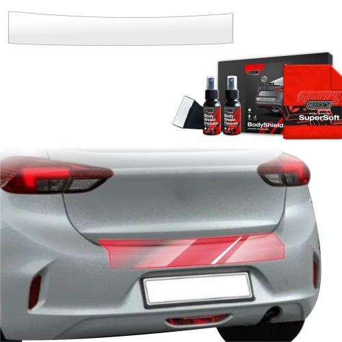 Przejdź do produktu Folia ochronna na próg bagażnika Grizz do Opel Corsa F (2023-2025)
