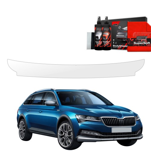 Przejdź do produktu Folia ochronna na próg bagażnika Grizz do Skoda Superb III Combi (2019-2023)