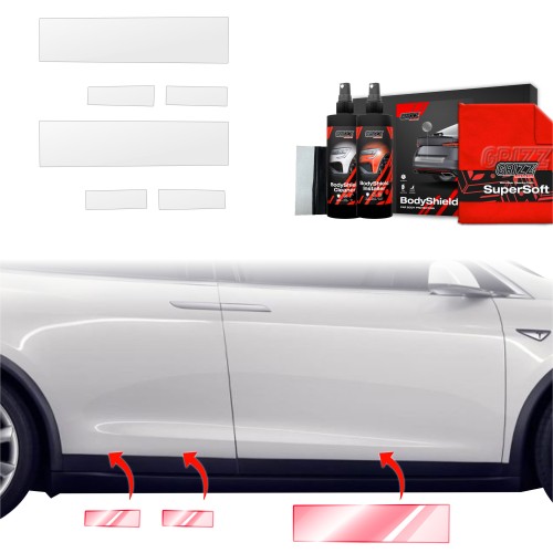 Przejdź do produktu Folia ochronna na progi Grizz do Tesla Model X (2021-2025)