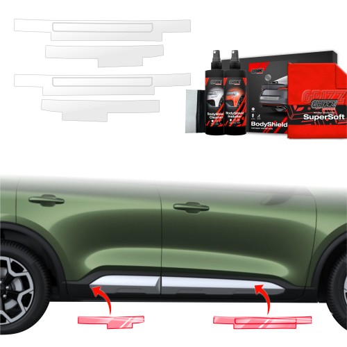 Przejdź do produktu Folia ochronna na progi z nakładkami Grizz do Ford Kuga Active Facelift 2024+