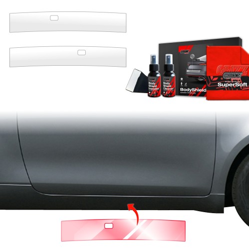 Przejdź do produktu Folia ochronna na progi Grizz do Fiat 500 (2016-2025)