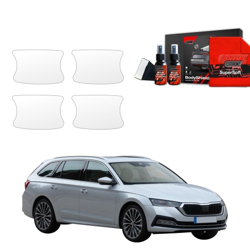 Przejdź do produktu Folia ochronna pod klamki Grizz do Skoda Octavia IV Kombi 2019/ FL 2024+