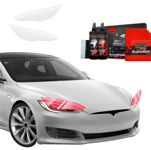 Przejdź do produktu 2w1 Folia ochronna na lampy Grizz do Tesla Model S (2023-2025)