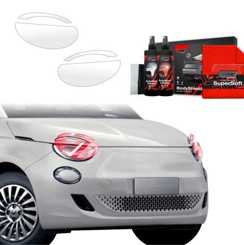 Przejdź do produktu 4w1 Folia ochronna na lampy Grizz do Fiat 500 (2016-2025)