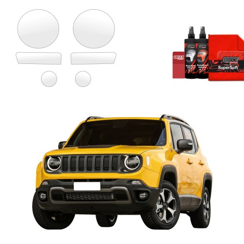 Przejdź do produktu 6w1 Folia ochronna na lampy Grizz do Jeep Renegade FL (2022-2025)