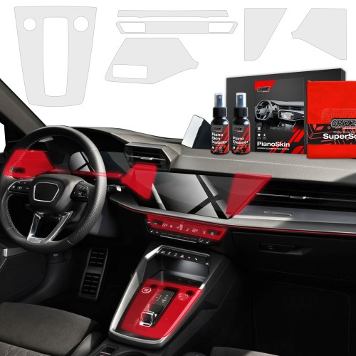 Przejdź do produktu Grizz folia ochronna do wnętrza Audi S3 8Y (2020-2025) Antyodciskowa PianoSkin