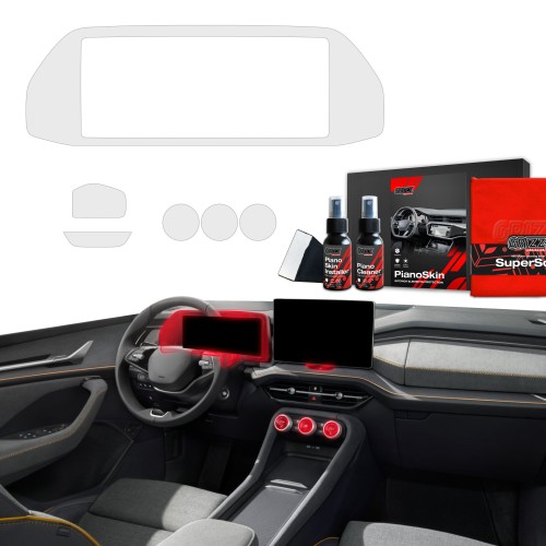 Przejdź do produktu Grizz folia ochronna do wnętrza Skoda Kodiaq II 2024+ Antyodciskowa PianoSkin