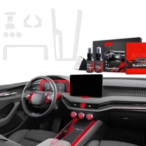 Przejdź do produktu Grizz folia ochronna do wnętrza Skoda Superb IV 2024+ Antyodciskowa PianoSkin