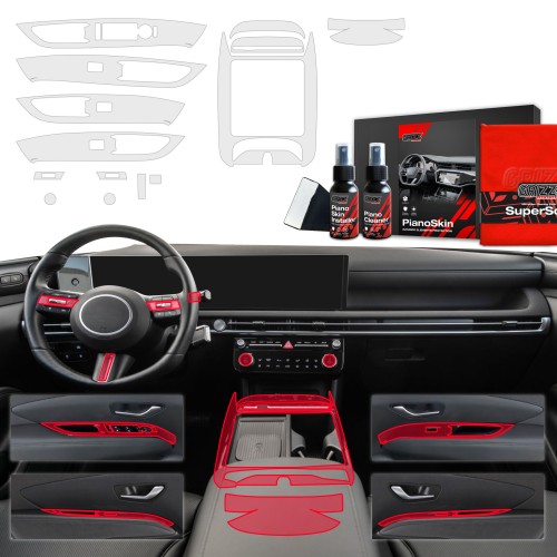 Przejdź do produktu Grizz folia ochronna do wnętrza Hyundai Tucson IV Facelift 2024+ Antyodciskowa PianoSkin