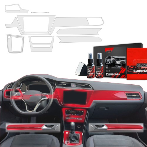 Przejdź do produktu Grizz folia ochronna do wnętrza Volkswagen Touran III Highline (2021-2025) Antyodciskowa PianoSkin