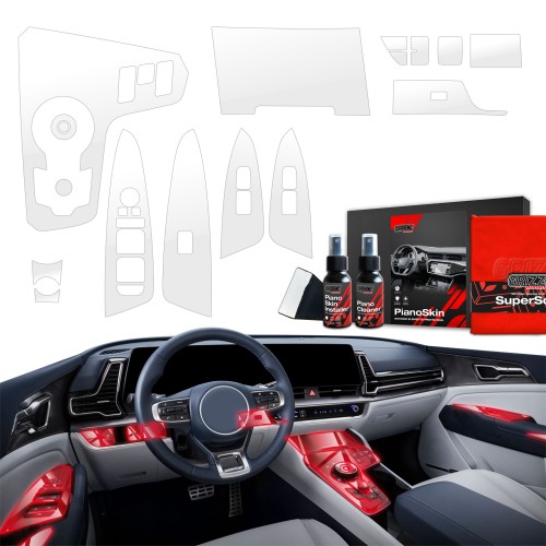 Przejdź do produktu Grizz folia ochronna do wnętrza Kia Sportage V (2021-2024) Bezbarwna PianoSkin