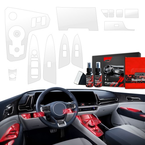 Przejdź do produktu Grizz folia ochronna do wnętrza Kia Sportage V  Keyless (2021-2024) Bezbarwna PianoSkin