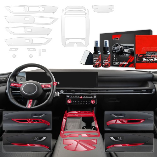 Przejdź do produktu Grizz folia ochronna do wnętrza Hyundai Tucson IV Facelift 2024+ Bezbarwna PianoSkin