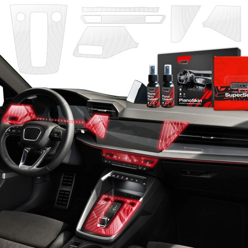 Przejdź do produktu Grizz folia ochronna do wnętrza Audi RS3 8Y (2020-2024) Bezbarwna Dynamic PianoSkin