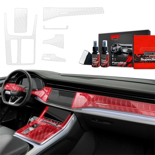 Przejdź do produktu Grizz folia ochronna do wnętrza Audi SQ8 (2018-2025) Bezbarwna Dynamic PianoSkin