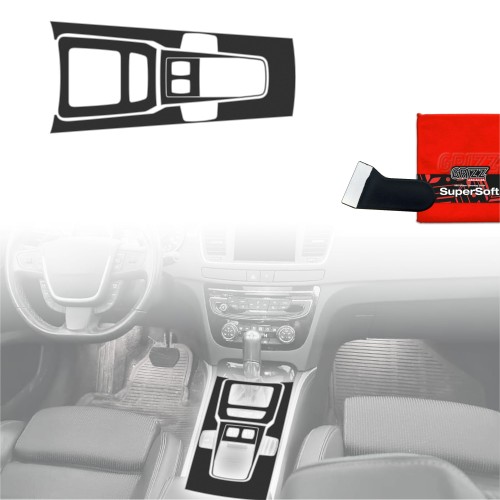 Przejdź do produktu Folia do wnętrza Peugeot 508 I (2010-2018) GRIZZ 4w1 Czarna Antyodciskowa