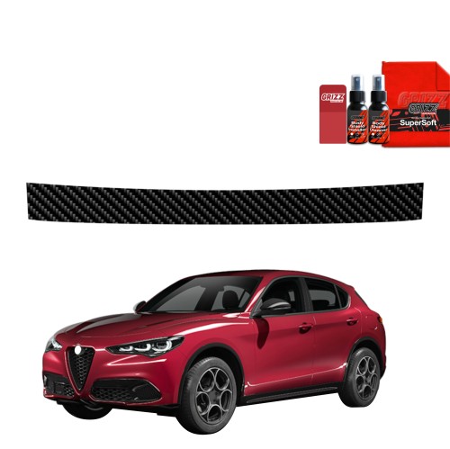 Przejdź do produktu Folia karbonowa na próg bagażnika do Alfa Romeo Stelvio I (2016-2025)