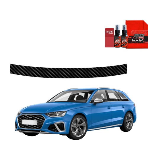Przejdź do produktu Folia karbonowa na próg bagażnika do Audi A4 B9 Avant (2019-2024)