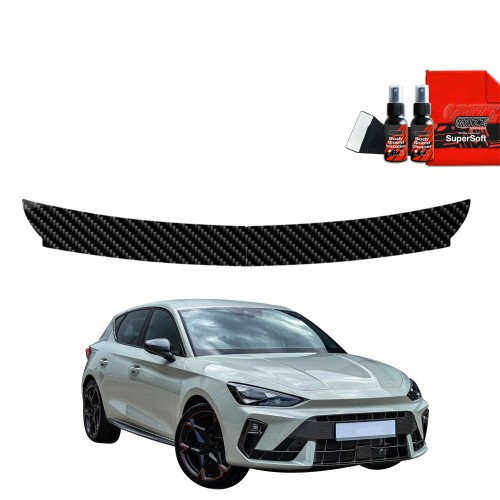 Przejdź do produktu Folia karbonowa na próg bagażnika do Cupra Leon IV Hatchback  2020/ 2024+