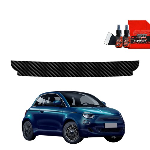 Przejdź do produktu Folia karbonowa na próg bagażnika do Fiat 500 (2016-2025)
