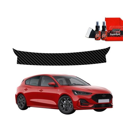Przejdź do produktu Folia karbonowa na próg bagażnika do Ford Focus MK4 ST-Line X Hatchback Facelift (2021-2025)