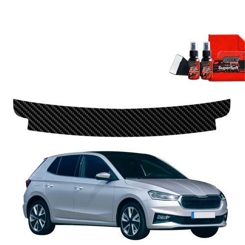 Przejdź do produktu Folia karbonowa na próg bagażnika do Skoda Fabia IV (2021-2026)