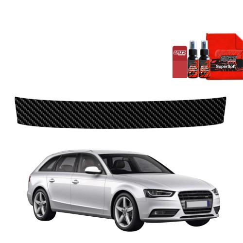 Przejdź do produktu Folia karbonowa na próg bagażnika do Audi A4 B8 Avant Facelifting (2011-2015)