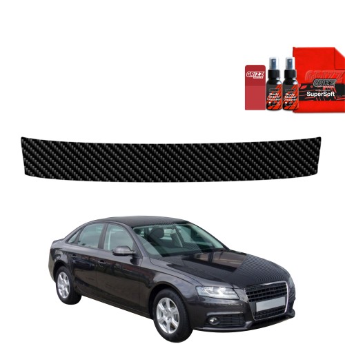 Przejdź do produktu Folia karbonowa na próg bagażnika do Audi A4 B8 Sedan (2007-2011)