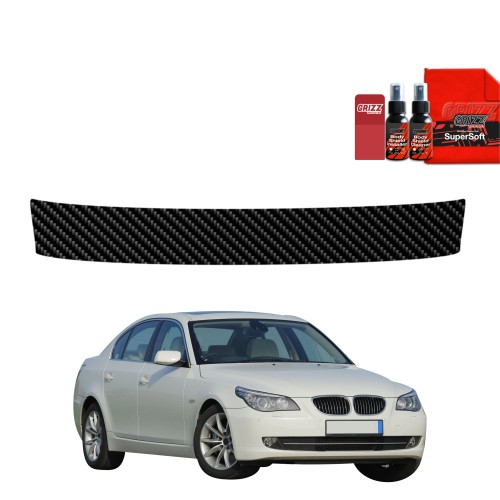 Przejdź do produktu Folia karbonowa na próg bagażnika do BMW 5 E60 Sedan 4D (2007-2010)