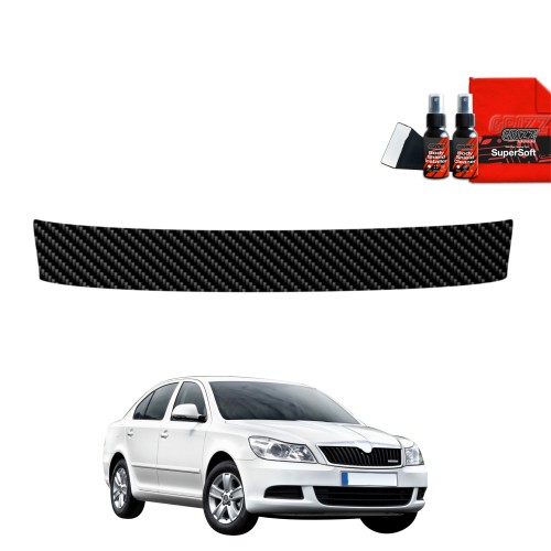 Przejdź do produktu Folia karbonowa na próg bagażnika do Skoda Octavia II Sedan Facelifting (2008-2013)