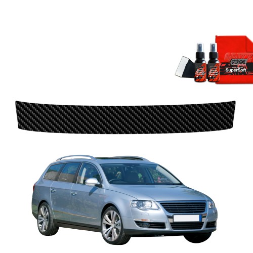 Przejdź do produktu Folia karbonowa na próg bagażnika do Volkswagen Passat B6 Variant (2005-2010)