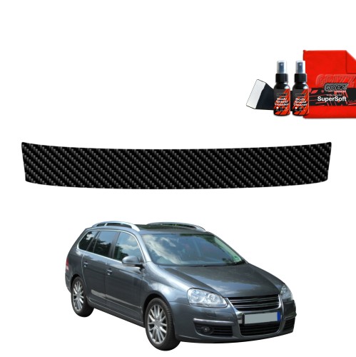 Przejdź do produktu Folia karbonowa na próg bagażnika do Volkswagen Golf V Variant (2003-2009)