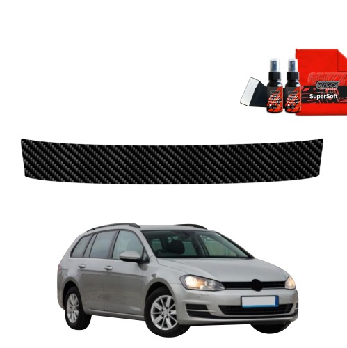 Przejdź do produktu Folia karbonowa na próg bagażnika do Volkswagen Golf VII Variant (2013-2019)