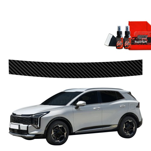 Przejdź do produktu Folia karbonowa na próg bagażnika do Kia Sportage V Facelift 2025+
