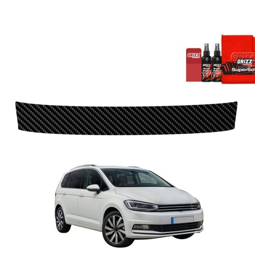 Przejdź do produktu Folia karbonowa na próg bagażnika do Volkswagen Touran III MPV 5D 2016+ / FL 2022+