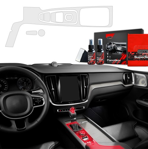 Przejdź do produktu Grizz folia ochronna do wnętrza Volvo S60 (2018-2025) Antyodciskowa PianoSkin