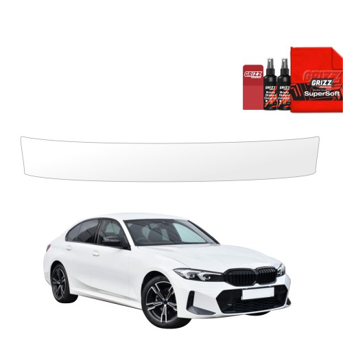 Przejdź do produktu Folia ochronna na próg bagażnika Grizz do BMW 3 G20 Sedan FL 2021-2026