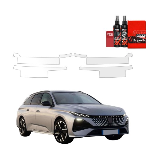 Przejdź do produktu Folia ochronna na progi Grizz do Peugeot 308 III SW (2021+ / fl 2026+)